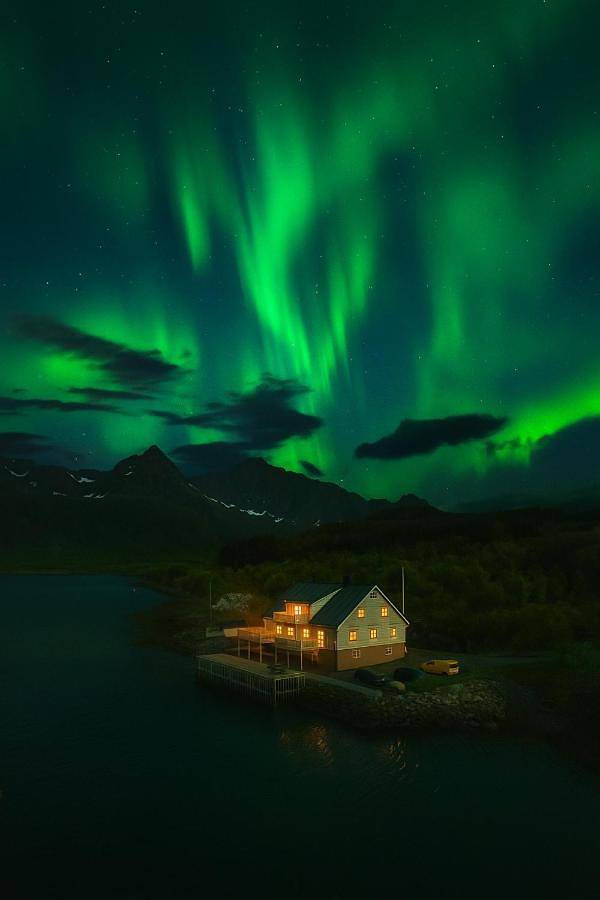 Ferienhaus für 2 Personen, mit Garten und Seeblick sowie Ausblick und Sauna in Vågan - 2