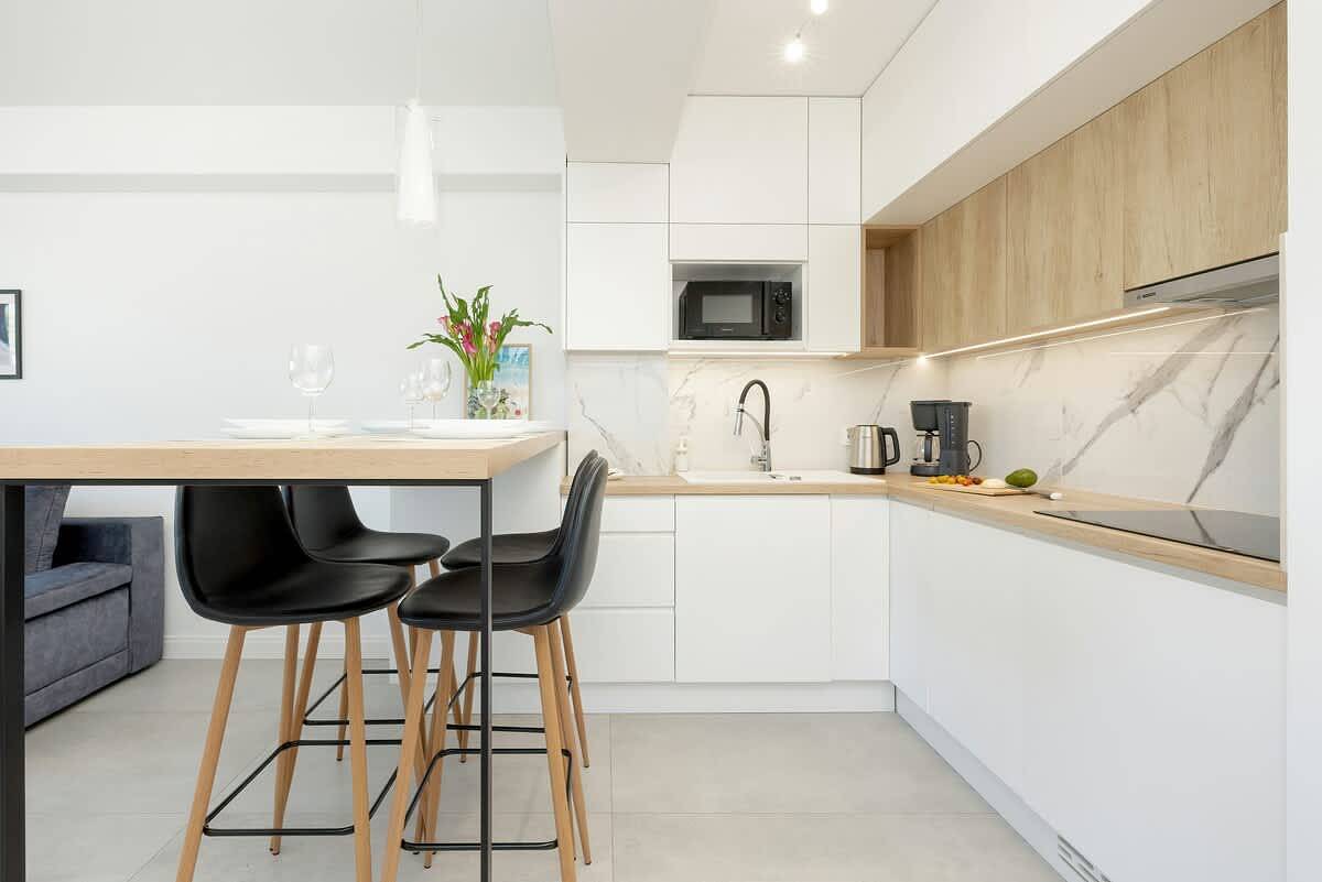 Ganze Wohnung, Ferienwohnung für 4 Personen mit Garten in Darłówko, Darłowo