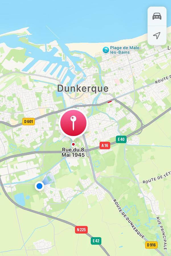 Appartement entier, Appartement rez de chaussée 4 personnes 2 chambres avec parking in Coudekerque-Branche, Côte des dunes de Flandres