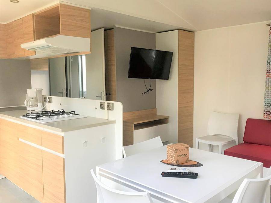 Camping Du Pre Des Moines - Mobilheim 2 personen - Jasmin - 3 Schlafzimmer in Gouvieux, Oise