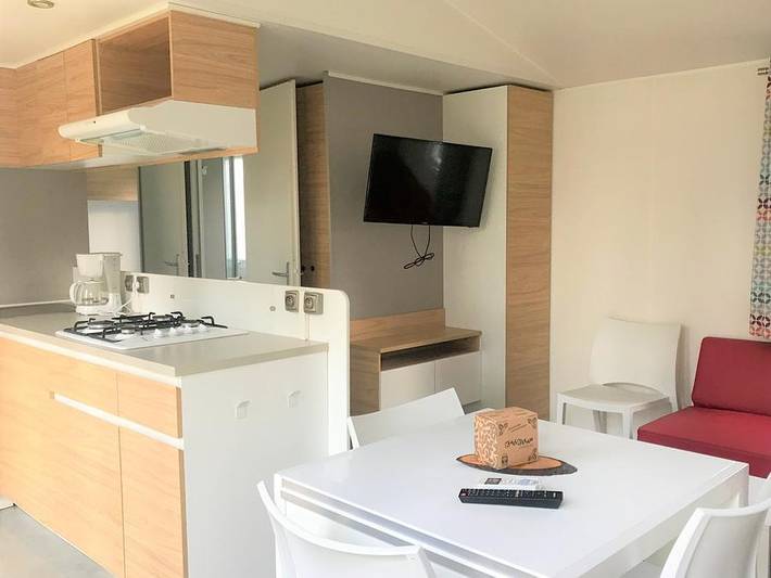 Camping Du Pre Des Moines - Mobilheim 2 personen - Jasmin - 3 Schlafzimmer in Gouvieux, Oise
