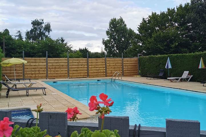 Maison de vacances pour 5 personnes, avec jardin ainsi que piscine et terrasse - 1