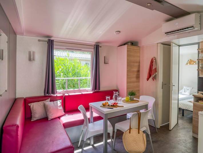 Mobil home pour 6 personnes, avec bassin pour enfant, animaux acceptés à Saint-André - 4