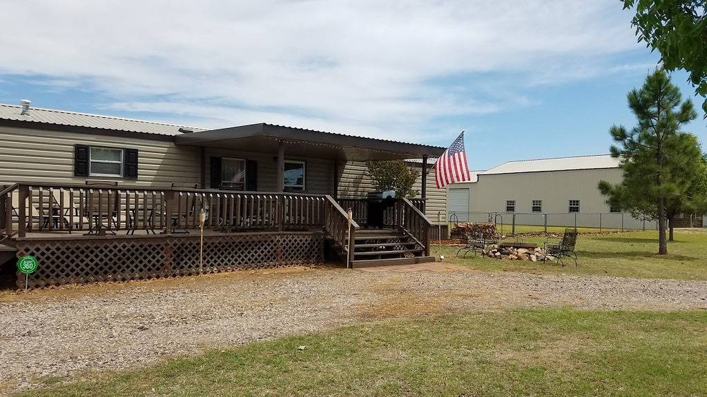 Haustierfreundliche ruhige Lake Texoma Hütte in Lake Texoma