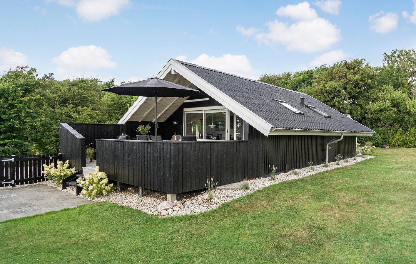 Ferienhaus für 6 Personen mit Terrasse in Kærgården, Limfjord in Nordjütland