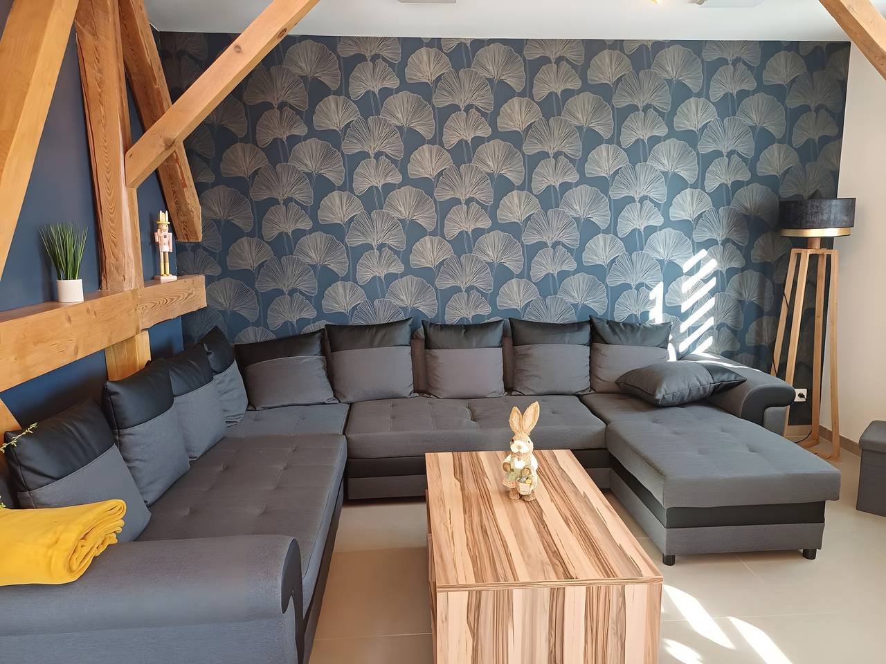 Gîte kymsourit: Großes 4-Sterne-Ferienhaus mit Pool und Sauna in Sand, Region Sélestat-Erstein