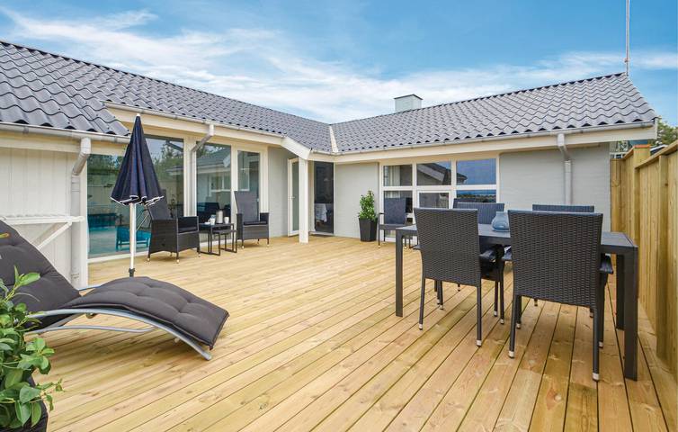 Ferienhaus für 10 Personen mit Garten in Kærgården, Limfjord in Nordjütland