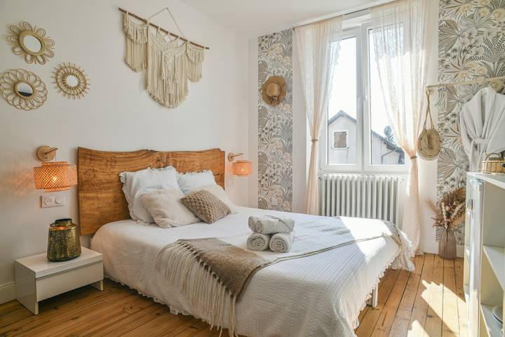 Appartement de vacances pour 2 personnes, avec jacuzzi et jardin, adapté aux familles