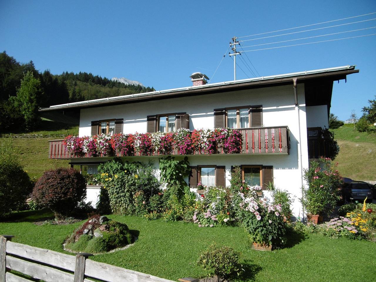 Haus Kehlstein - Doppelzimmer Nr. 3, Dusche/Wc/Balkon, Tv, W-Lan, Sitzecke, Obergeschoss in Ramsau bei Berchtesgaden, Berchtesgadener Alpen