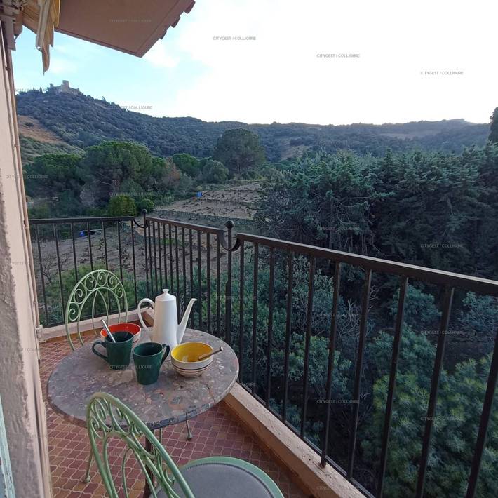 Ferienwohnung für 4 Personen, mit Terrasse und Pool, mit Haustier in Collioure