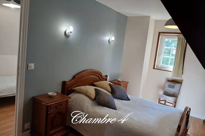 Chambre d’hôte pour 4 personnes, avec jardin