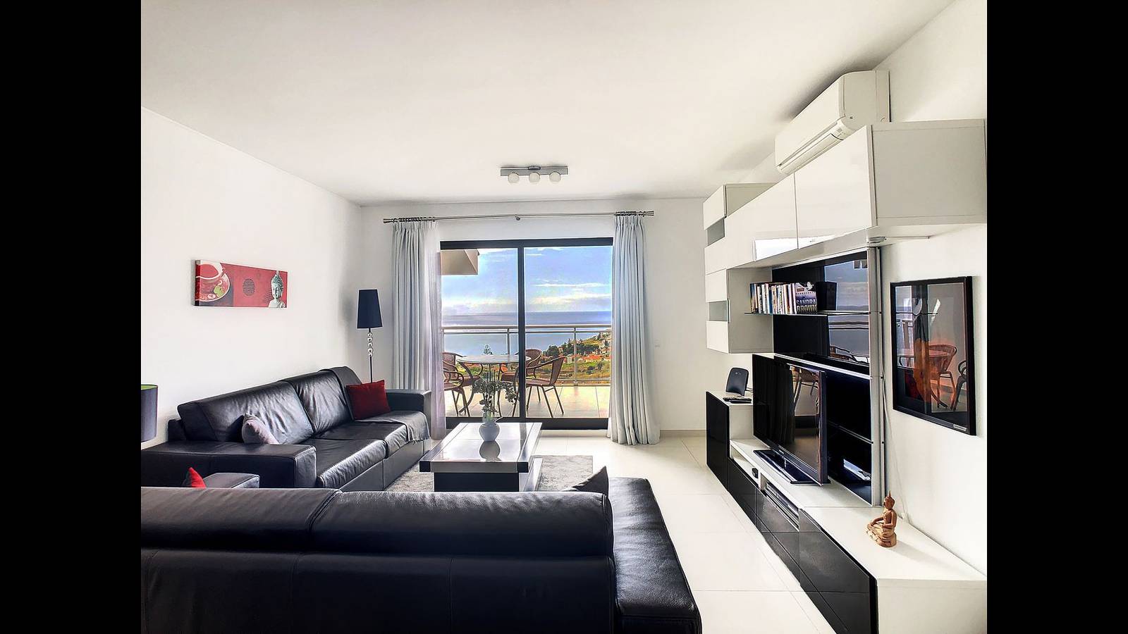 Ganze Wohnung, Ferienwohnung für 2 Personen mit Meerblick in Caniço de Baixo, Caniço