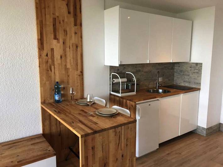 Appartement de vacances pour 2 personnes, avec Balcon et Terrasse ainsi que Jardin et Vue