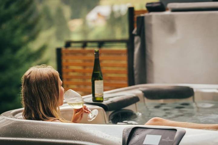Ferienwohnung für 4 Personen, mit Terrasse und Garten sowie Ausblick und Sauna in Spindlermühle - 2