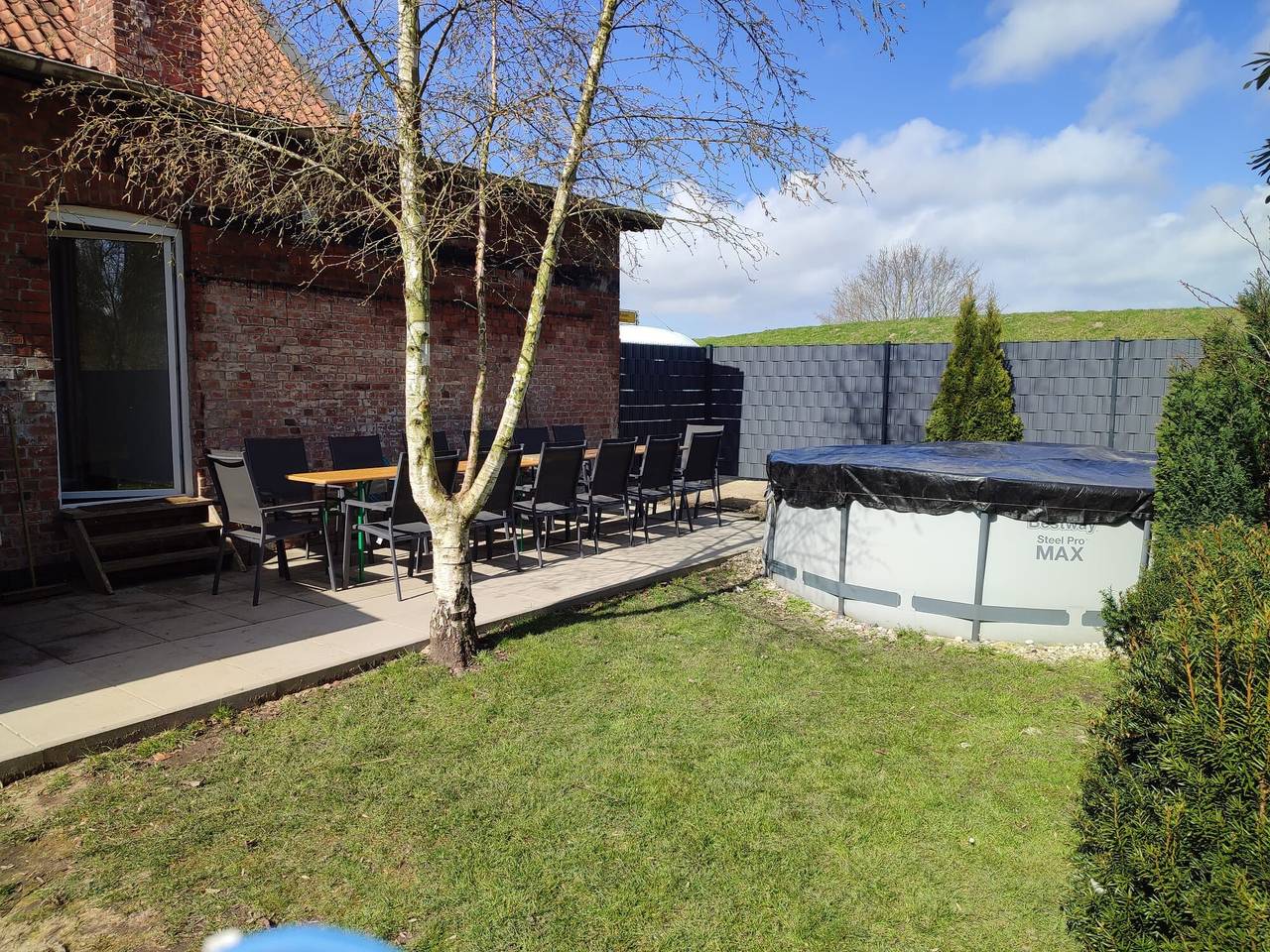Ferienhaus 'Ferienhaus Oase Balje' mit privatem Pool, privater Terrasse und Wlan in Balje, Nordseeküste