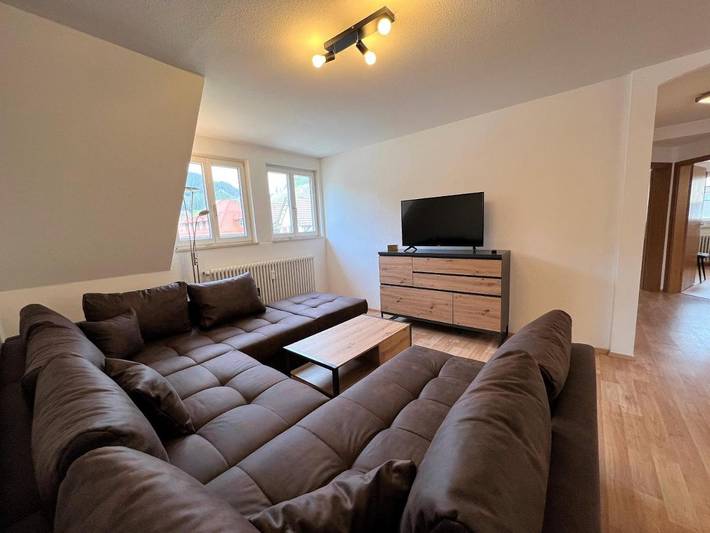 Ferienwohnung für 8 Personen, mit Balkon und Sauna sowie Ausblick in Schenkenzell
