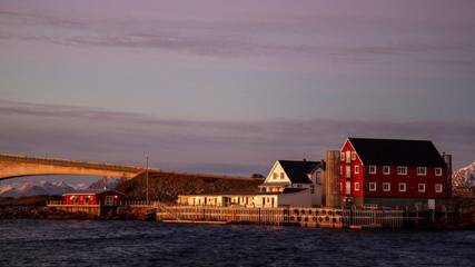 Hôtel pour 4 personnes, avec terrasse dans Henningsvær