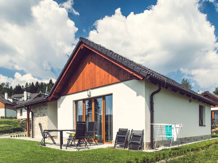 Ferienhaus für 6 Personen, mit Terrasse und Garten, mit Haustier in Lipno