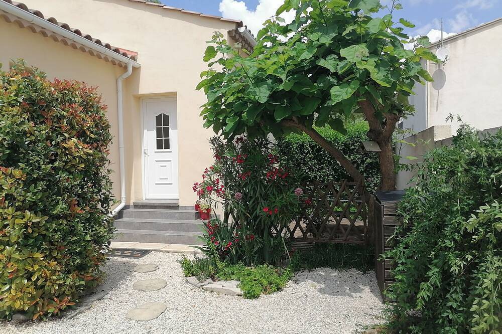 Maisonnette climatisée idéalement située dans le charmant village de Gallargues. in Gallargues-le-Montueux, Côte méditerranéenne (France)