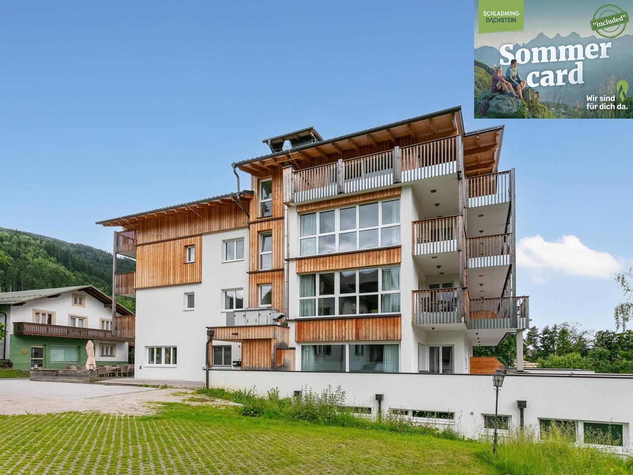 Ganze Wohnung, Wohnung mit privater Sauna und Balkon in Haus, Schladming-Dachstein