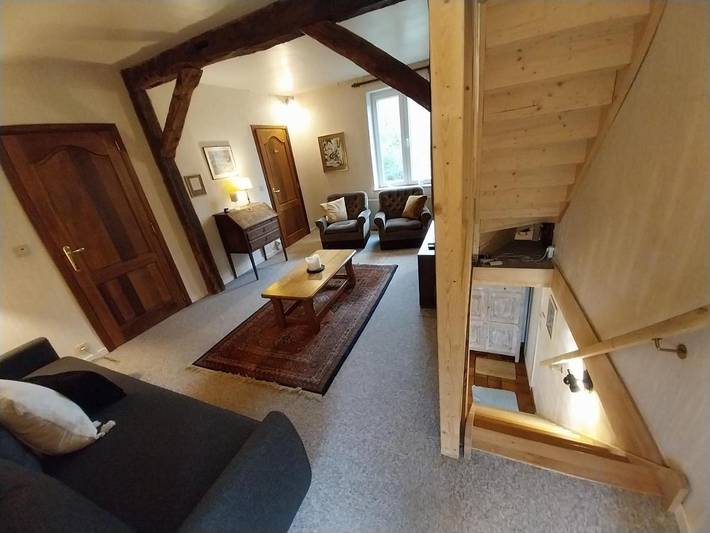 Location de vacances pour 8 personnes, avec piscine et sauna ainsi que vue et jardin, animaux acceptés à Houyet - 4