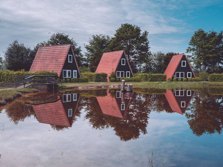 Ferienhaus für 6 Personen, mit Garten und Terrasse sowie Seeblick am Ijsselmeer