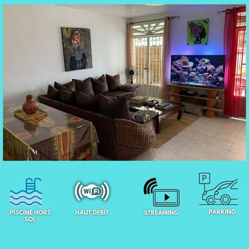 Cottage pour 4 personnes, avec piscine et jardin à Montsinéry-Tonnegrande