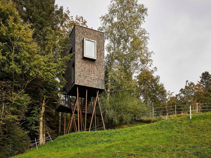 Ferienhaus für 4 Personen, mit Balkon und Terrasse sowie Garten und Ausblick in Sulzberg (Österreich)