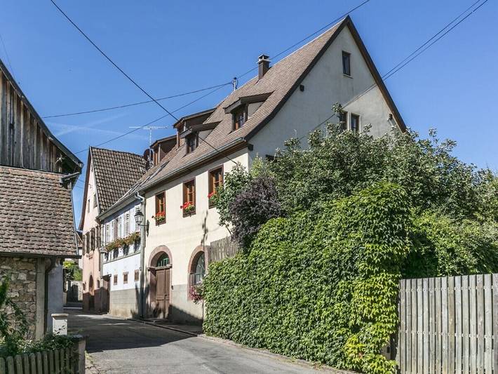 Location de vacances pour 10 personnes, avec jardin à Hunawihr