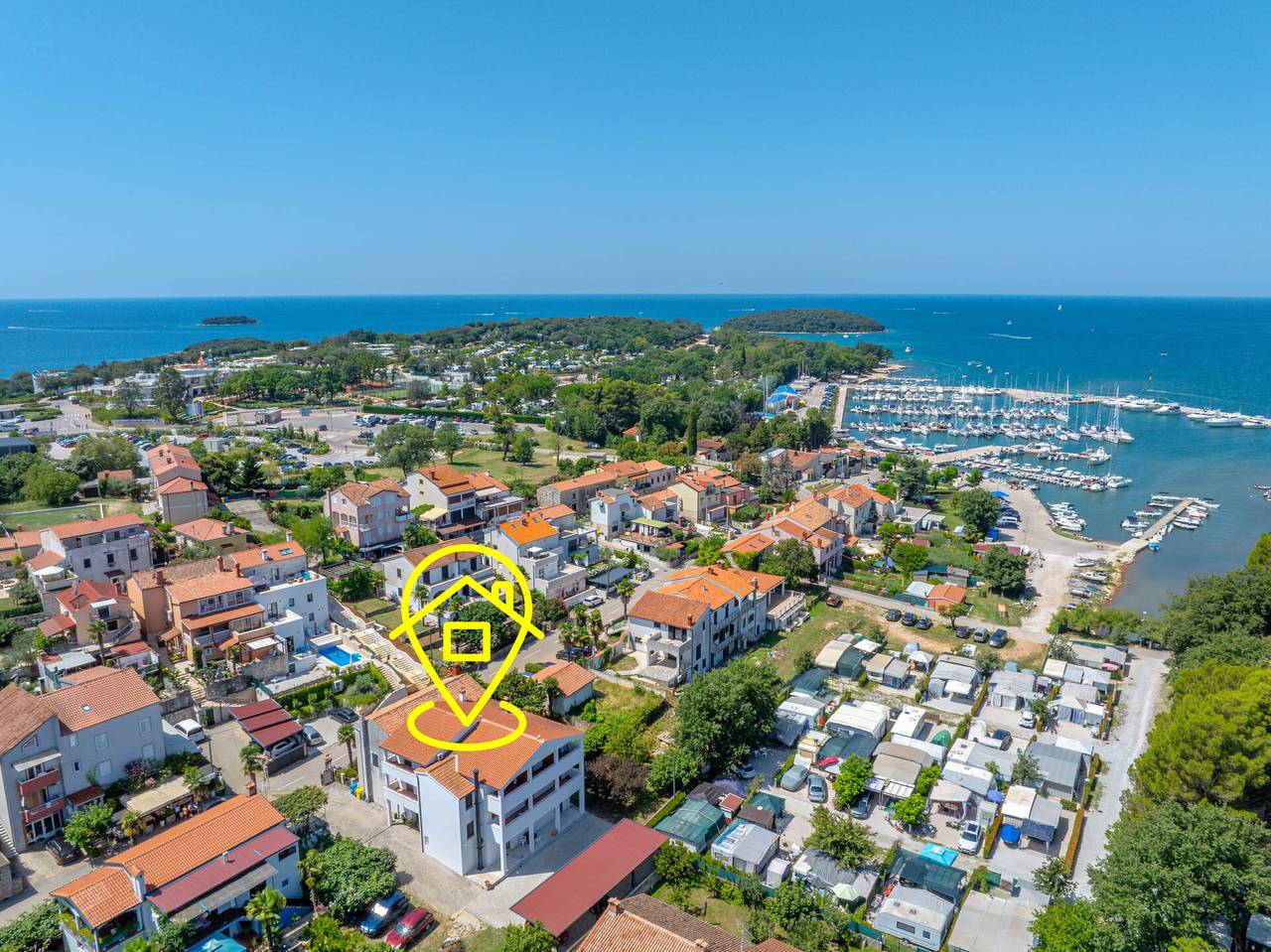 Geheel appartement, Vakantieappartement voor 2 personen in Funtana, Vrsar-Funtana