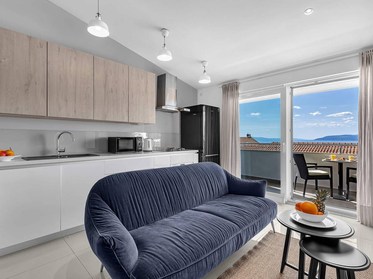 Hel lägenhet, Wohnung "Blue Dream" mit Balkon in Makarska, Makarskas riviera