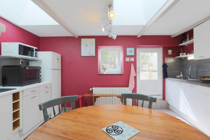 Casa de vacaciones 'La Maison De Pêcheur Chez Alice' con terraza privada, jardín privado y Wi-Fi in Portrieux, Región de Guingamp