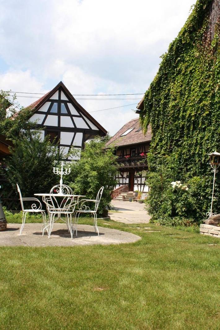 Cottage pour 2 personnes, avec jardin à Ittenheim