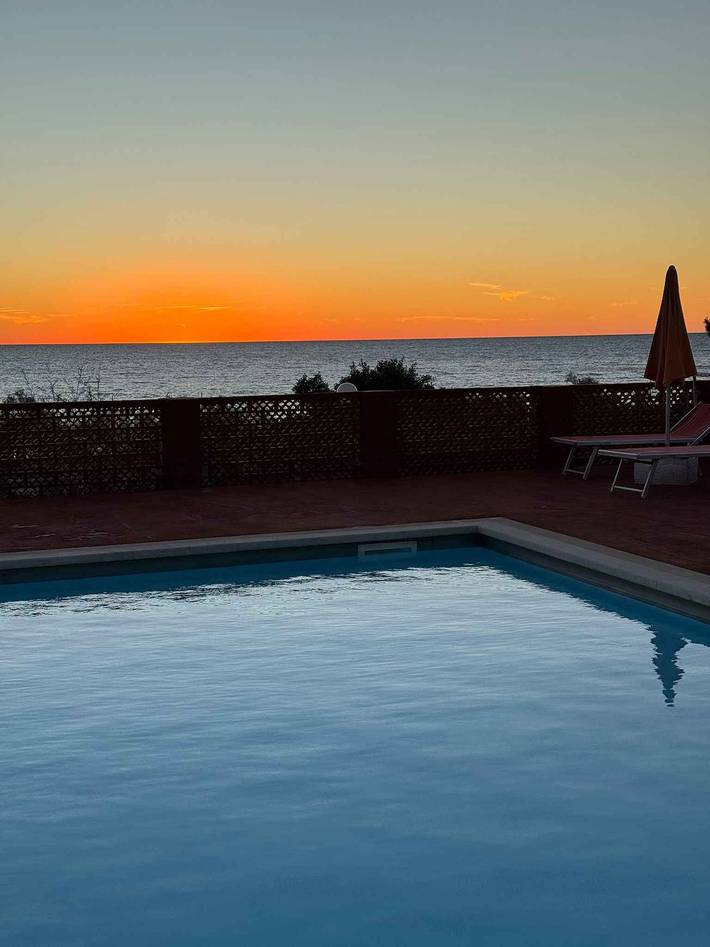 Casa mobile con aria condizionata, terrazza e piscina in Macari e dintorni, San Vito Lo Capo
