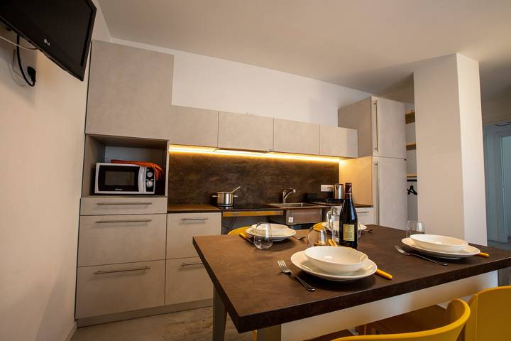 Chalet « Appartement 1 » avec vue montagne, jardin commun et Wi-Fi in Livigno (Town), Livigno