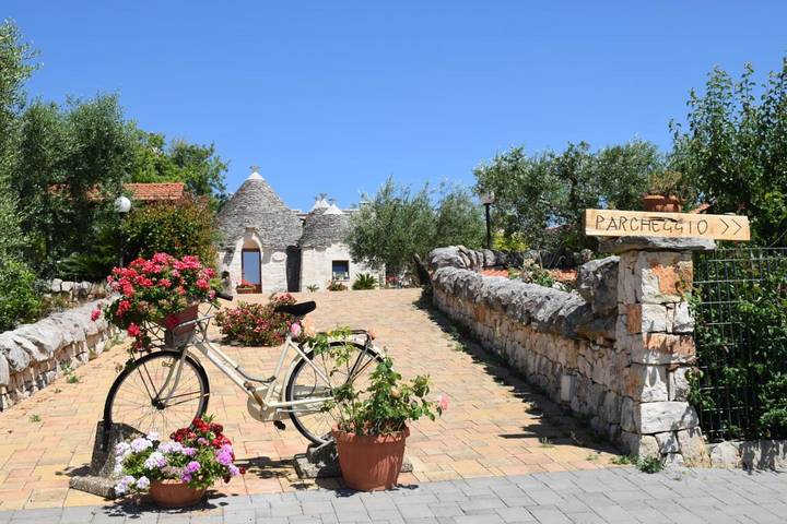 Chambre d’hôte pour 6 personnes, avec vue et jardin à Martina Franca