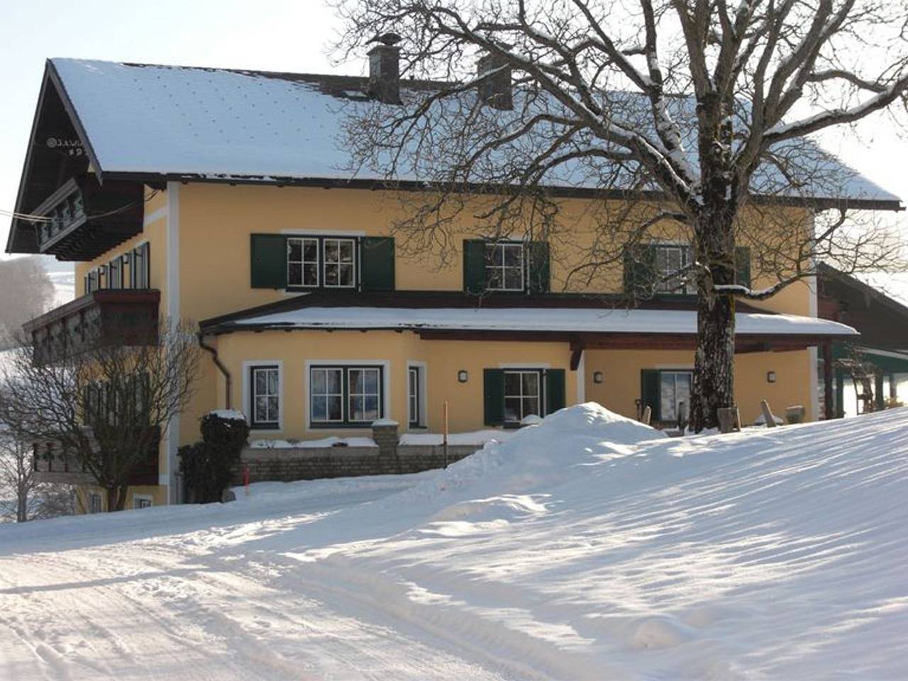 Ganze Ferienwohnung, Pension Winter Am Irrsee - Ferienwohnung Guten Morgen Sonne 2. Stock in Mondsee & Irrsee