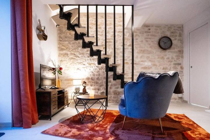 Location de vacances pour 2 personnes, avec jardin et vue à Château-Landon