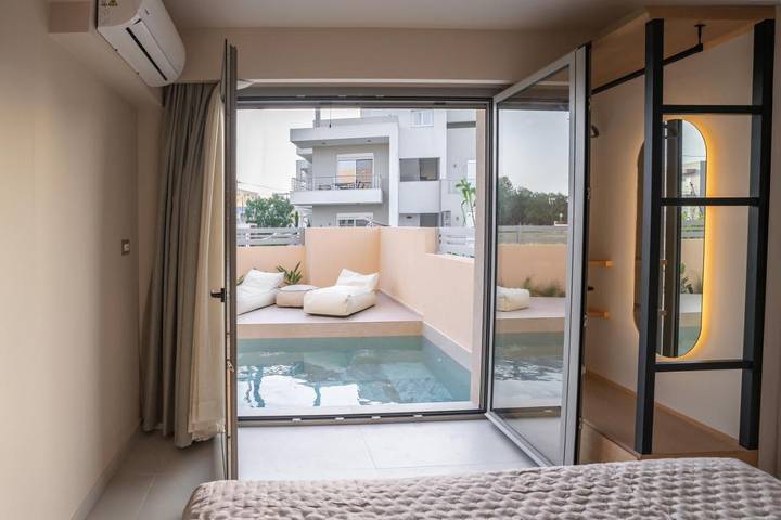 Villa für 5 Personen, mit Garten und Pool sowie Ausblick auf Kos