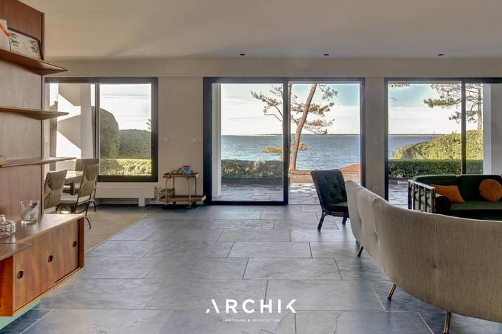 Location de vacances pour 12 personnes, avec vue et jardin dans Plage Aintza Le Lac