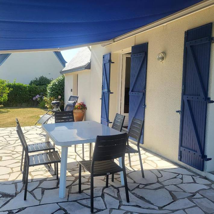 Location de vacances pour 8 personnes, avec jardin ainsi que vue et terrasse dans Plage Kerambigorn - 3
