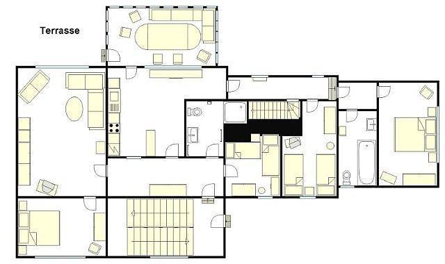 Ferienwohnung für 8 Personen, mit Terrasse und Garten in Schalkenmehren - 4