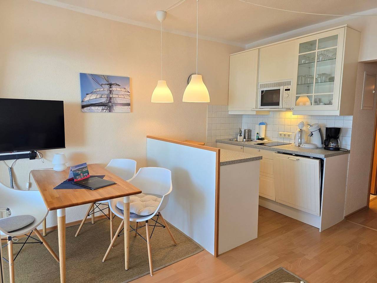 Ganze Wohnung, Fürstenhof, Appartement 403 - Erste Reihe mit Meerblick in Sassnitz, Nationalpark Jasmund