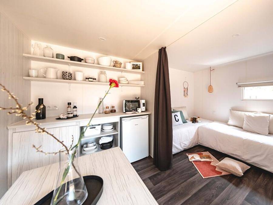 Camping La Marjorie - Safaritent 2 personen - Coco zoet 2024 in Chille, Jura