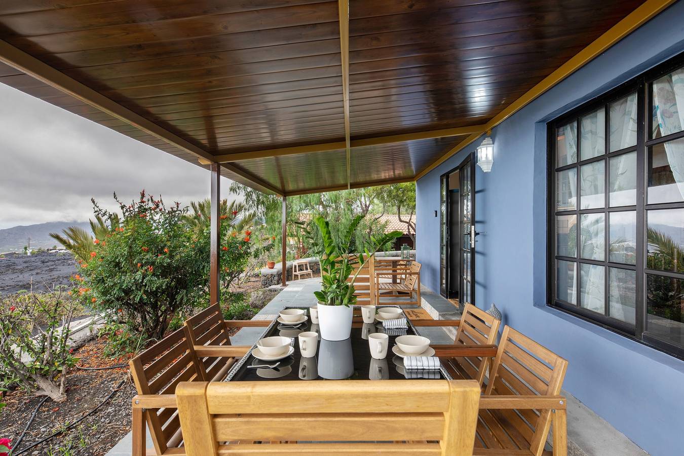 Ferienhaus 'El Mirador Del Atlántico' mit Meerblick, Wi-Fi und Klimaanlage in Las Manchas, Los Llanos de Aridane