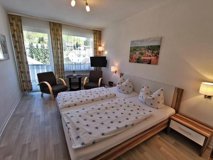 BnB für 2 Personen, mit Pool und Garten sowie Sauna und Ausblick im Harz - 3