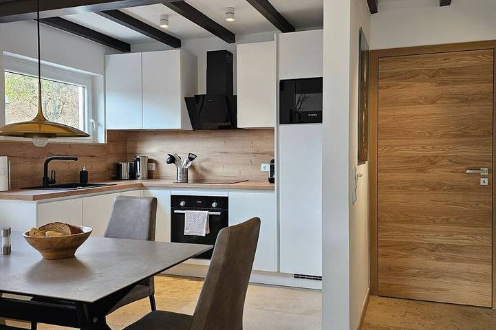 Ferienhaus für 4 Personen, mit Balkon, mit Haustier in Biersdorf am See