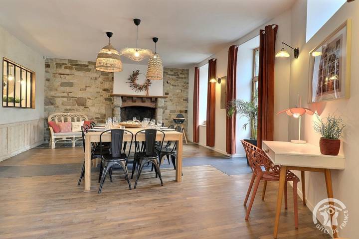 Gîte für 12 Personen, mit Terrasse und Pool in der Bretagne - 3