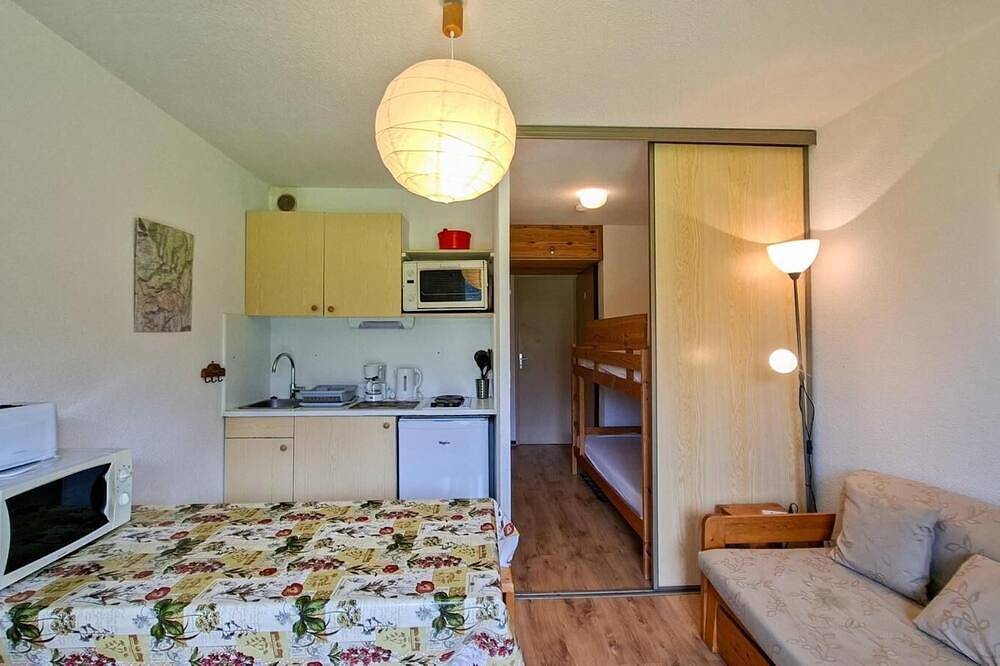 Ganze Wohnung, 50m bis zu den geschäften, 3te Etage, balkon, fernseher, schließfach für die skier, 25m², Flaine in Flaine, Arâches-la-Frasse