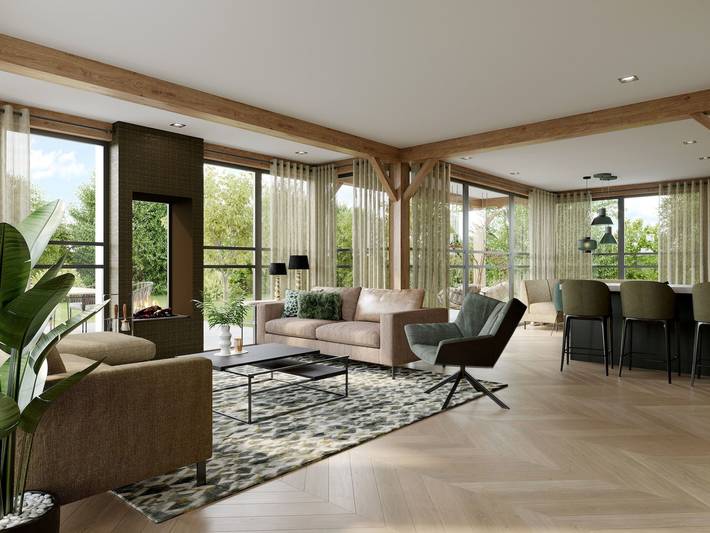 Ferienhaus für 6 Personen, mit Garten und Whirlpool sowie Sauna und Terrasse in De Cocksdorp - 3